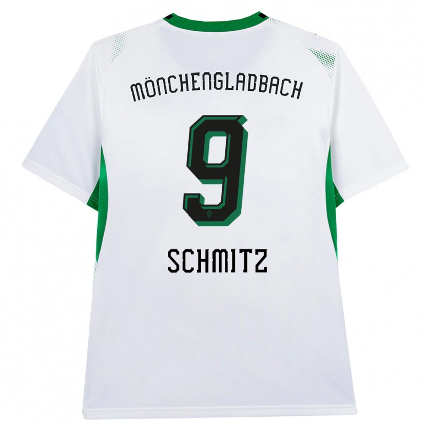 Danxen Mujer Camiseta Sarah Schmitz #9 Blanco Negro Verde 1ª Equipación 2026/27 La Camisa México