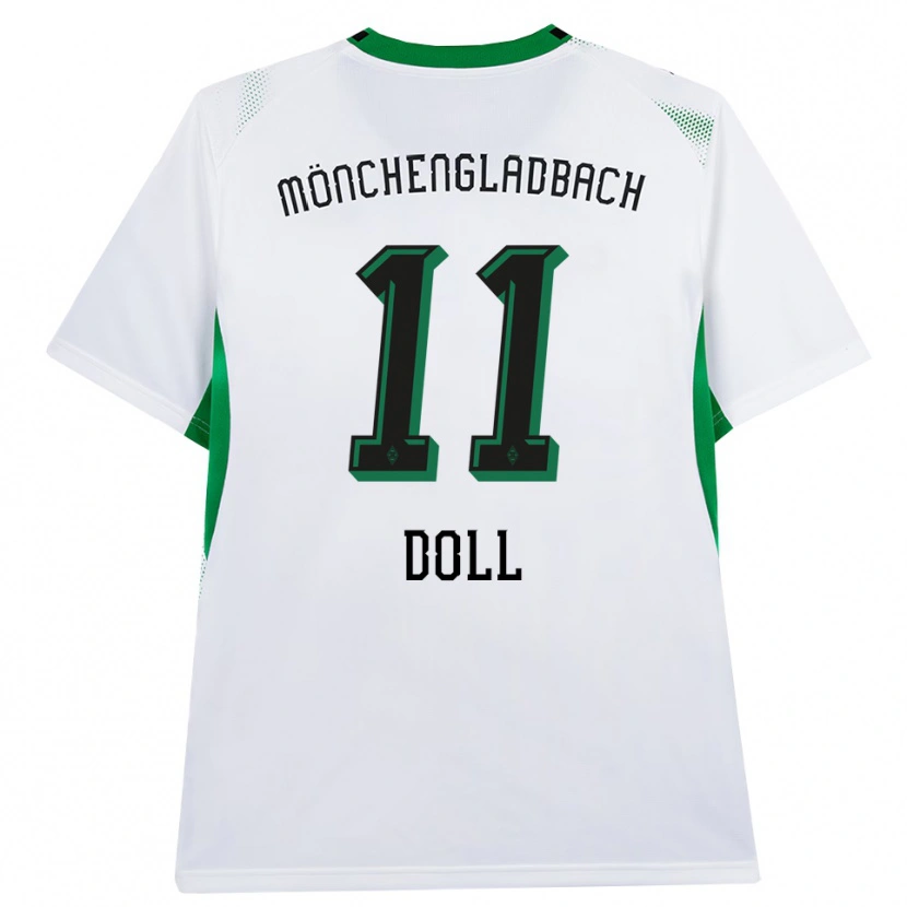 Danxen Mujer Camiseta Leo Doll #11 Blanco Negro Verde 1ª Equipación 2026/27 La Camisa México