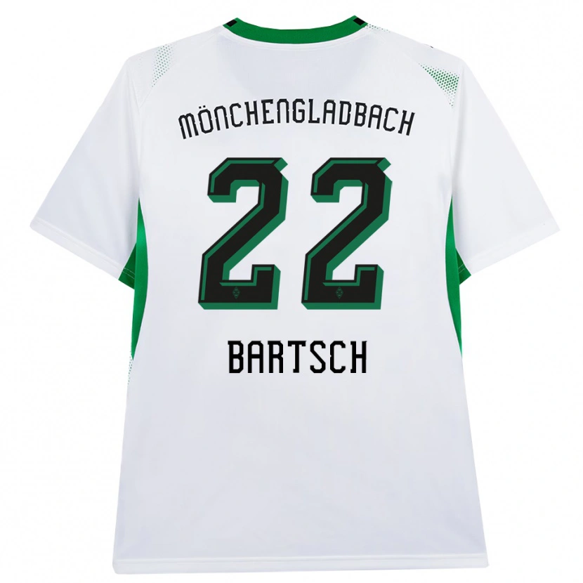 Danxen Mujer Camiseta Kristina Bartsch #22 Blanco Negro Verde 1ª Equipación 2026/27 La Camisa México