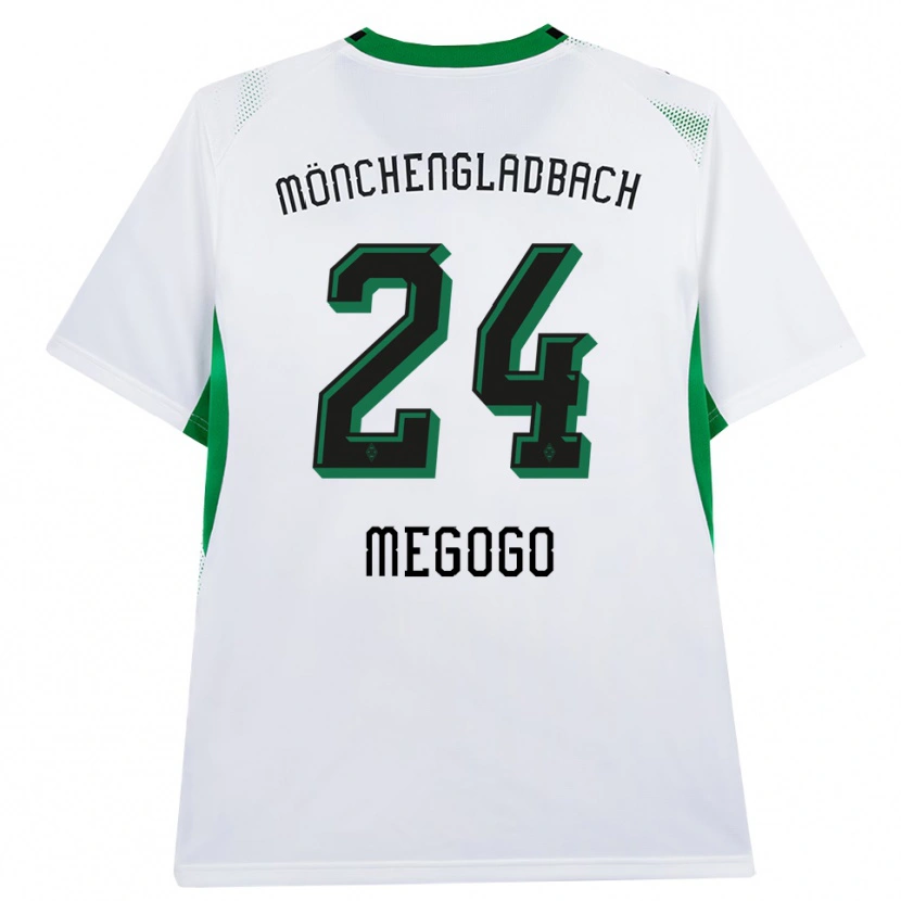Danxen Mujer Camiseta Destini Megogo #24 Blanco Negro Verde 1ª Equipación 2026/27 La Camisa México