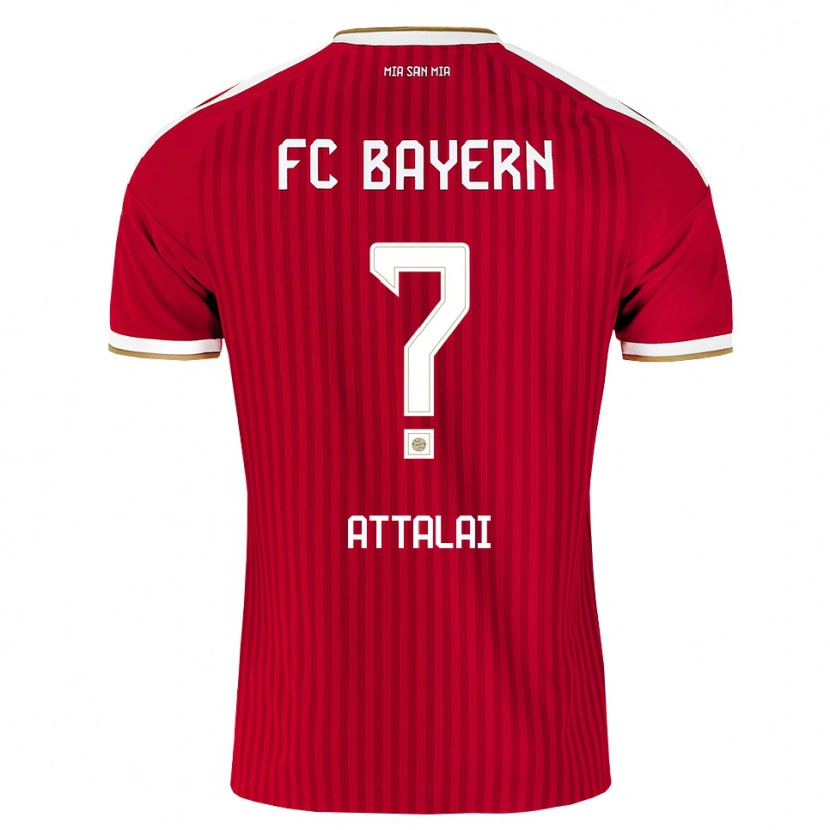 Danxen Mujer Camiseta Said Attalai #0 Rojo Blanco Azul 1ª Equipación 2026/27 La Camisa México