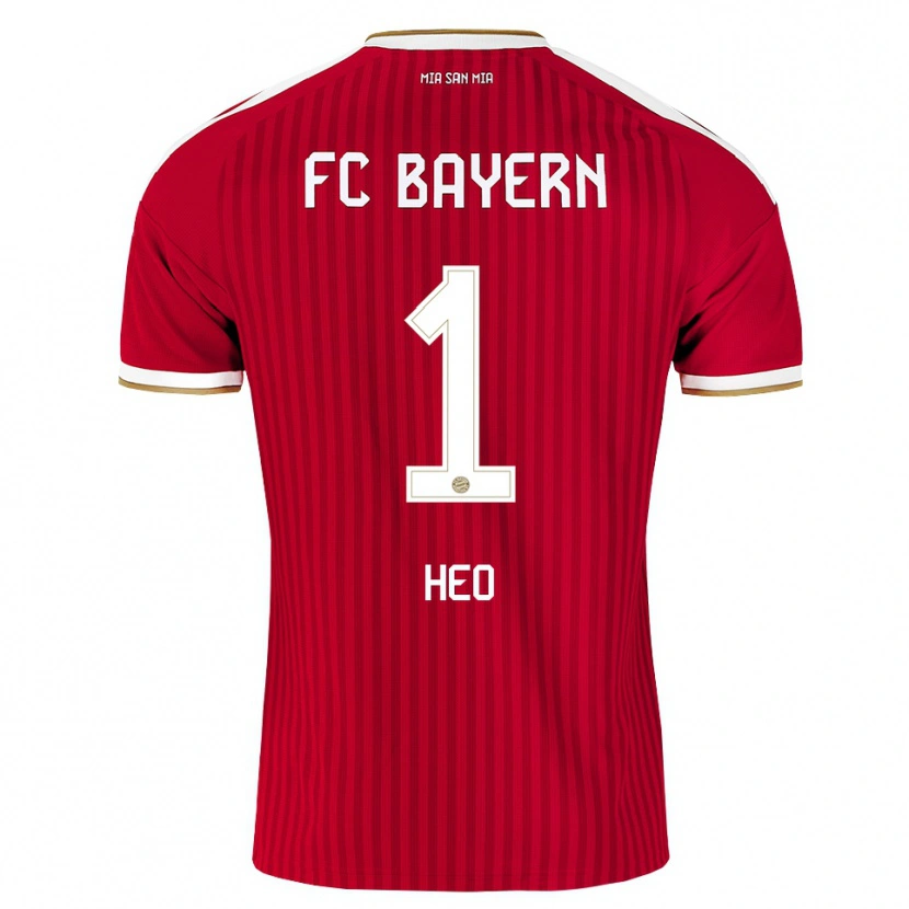 Danxen Mujer Camiseta Jae-Won Heo #1 Rojo Blanco Azul 1ª Equipación 2026/27 La Camisa México