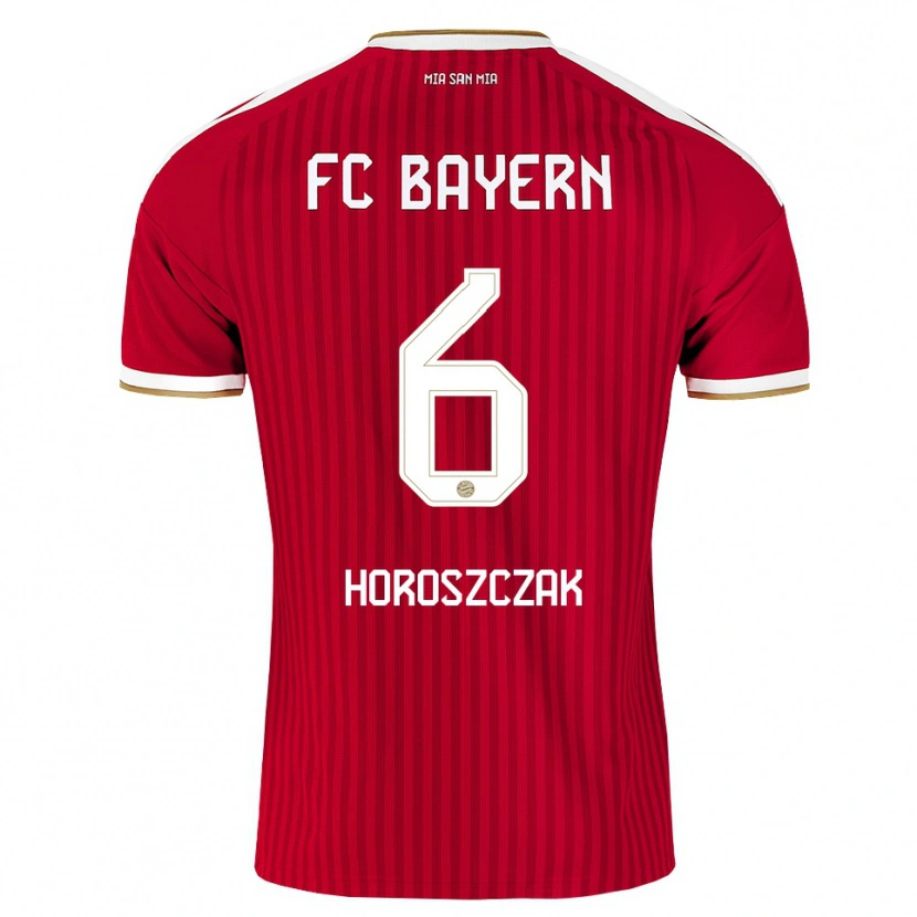 Danxen Mujer Camiseta Kuba Horoszczak #6 Rojo Blanco Azul 1ª Equipación 2026/27 La Camisa México