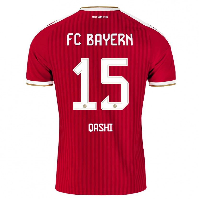 Danxen Mujer Camiseta Yousef Qashi #15 Rojo Blanco Azul 1ª Equipación 2026/27 La Camisa México