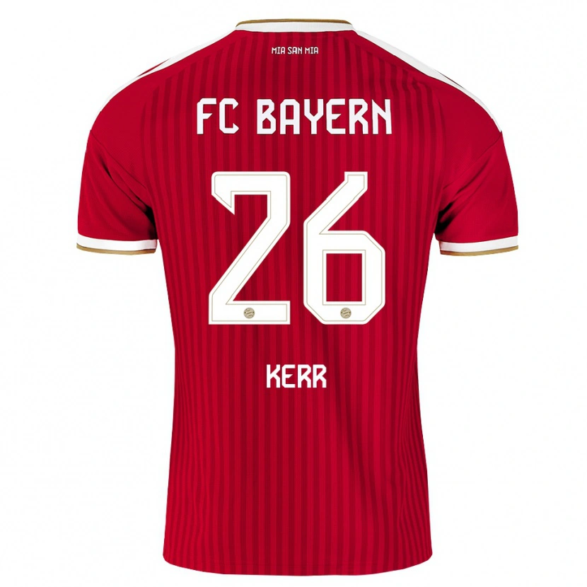 Danxen Mujer Camiseta Samantha Kerr #26 Rojo Blanco Azul 1ª Equipación 2026/27 La Camisa México