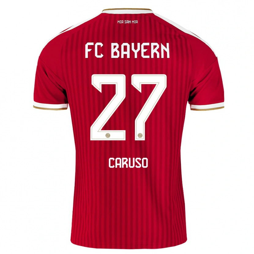 Danxen Mujer Camiseta Arianna Caruso #27 Rojo Blanco Azul 1ª Equipación 2026/27 La Camisa México