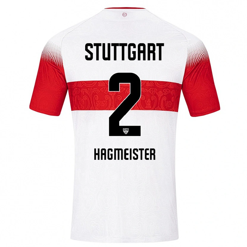 Danxen Mujer Camiseta Tom Hagmeister #2 Blanco Rojo Amarillo 1ª Equipación 2026/27 La Camisa México