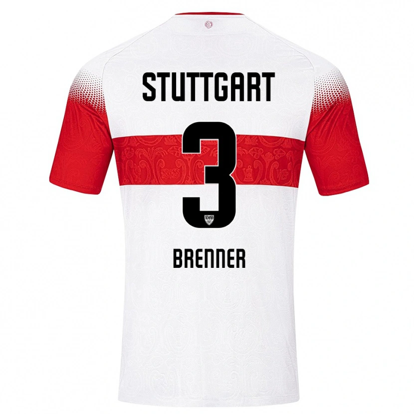 Danxen Mujer Camiseta Tom Brenner #3 Blanco Rojo Amarillo 1ª Equipación 2026/27 La Camisa México