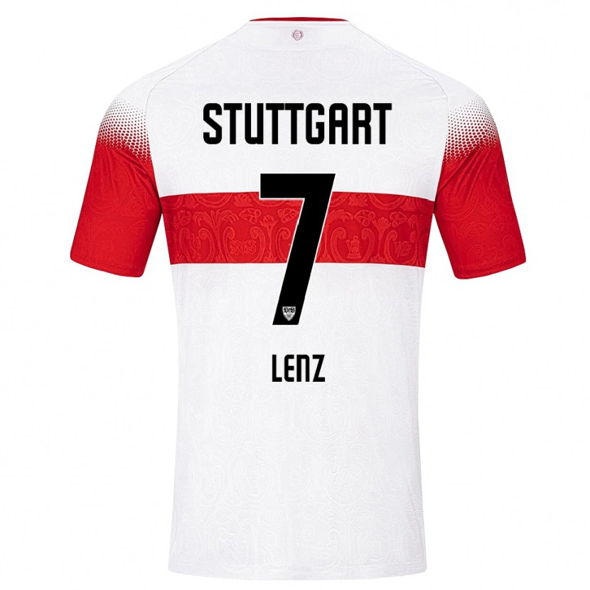 Danxen Mujer Camiseta Vadim Lenz #7 Blanco Rojo Amarillo 1ª Equipación 2026/27 La Camisa México