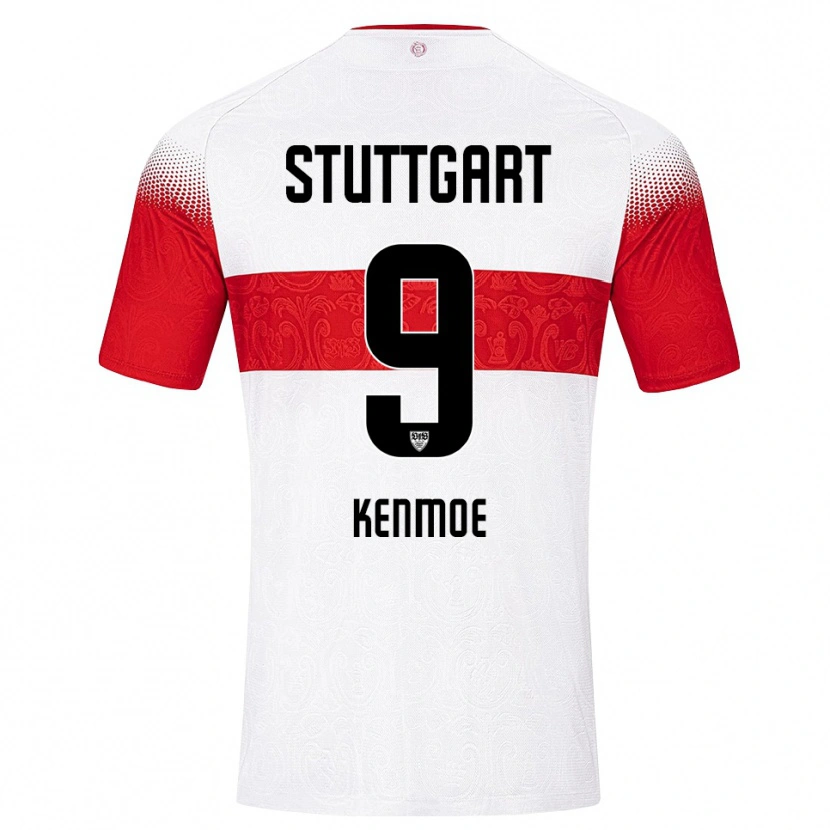 Danxen Mujer Camiseta Brayann Kenmoe #9 Blanco Rojo Amarillo 1ª Equipación 2026/27 La Camisa México