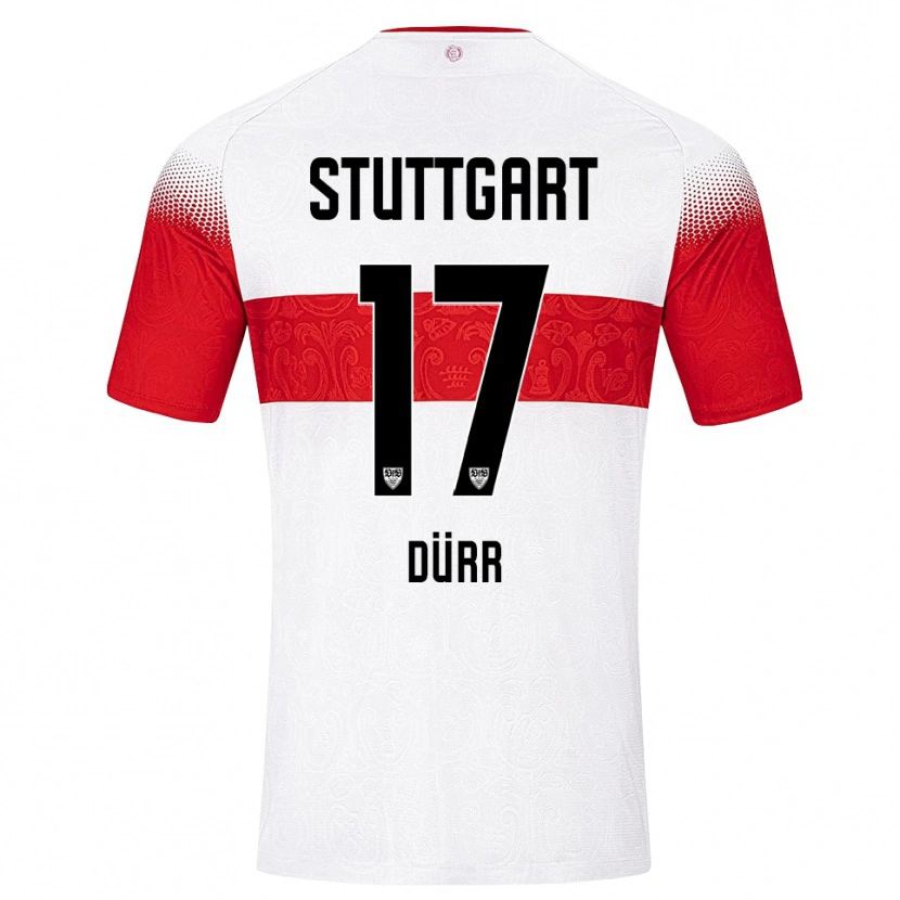 Danxen Mujer Camiseta Muriel Dürr #17 Blanco Rojo Amarillo 1ª Equipación 2026/27 La Camisa México