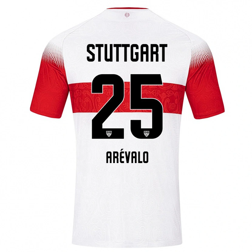 Danxen Mujer Camiseta Jeremy Arévalo #25 Blanco Rojo Amarillo 1ª Equipación 2026/27 La Camisa México