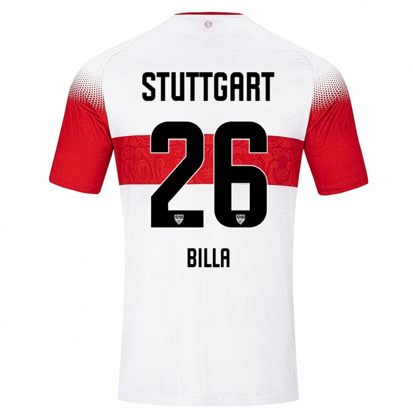 Danxen Mujer Camiseta Nicole Billa #26 Blanco Rojo Amarillo 1ª Equipación 2026/27 La Camisa México