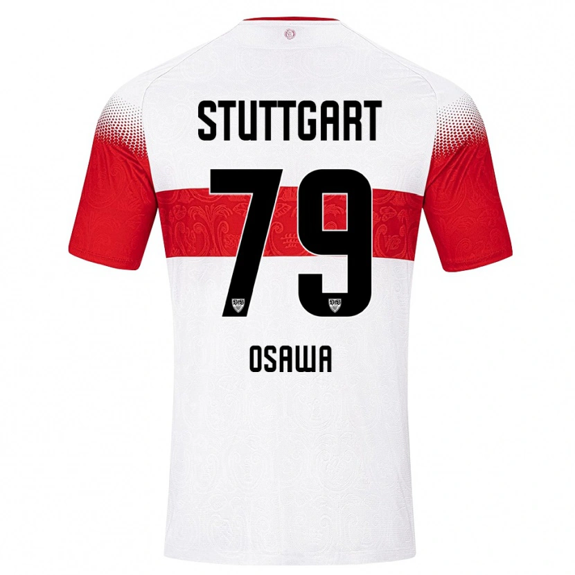 Danxen Mujer Camiseta Haruka Ōsawa #79 Blanco Rojo Amarillo 1ª Equipación 2026/27 La Camisa México