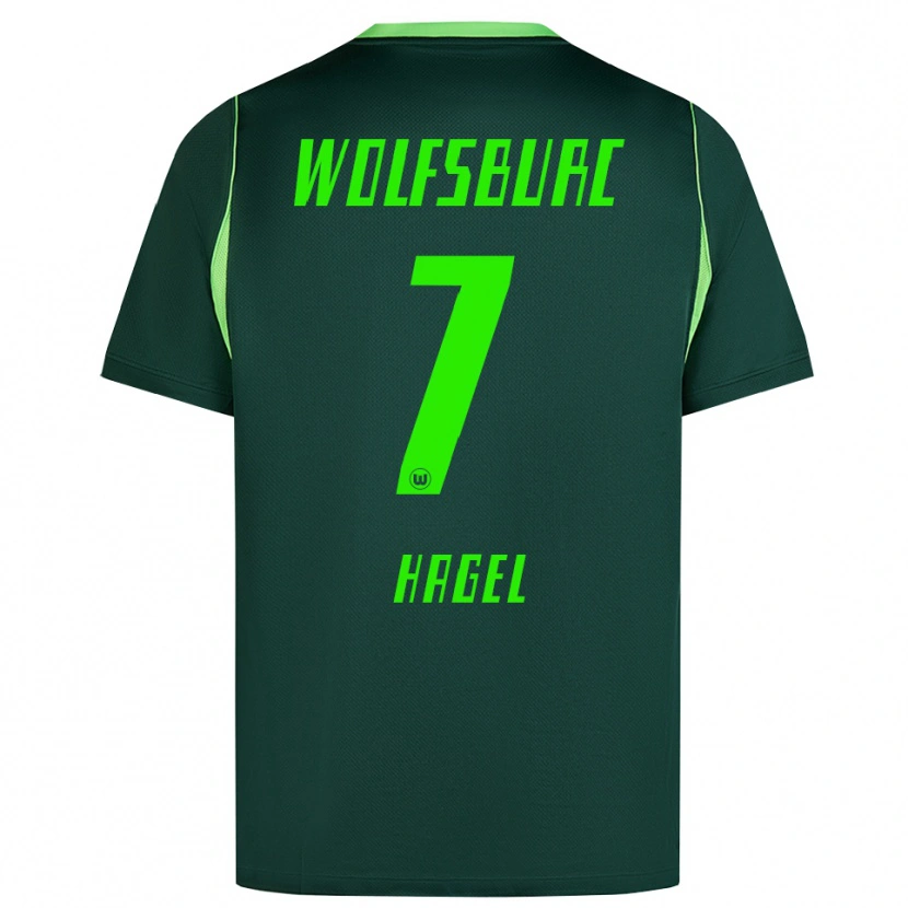 Danxen Mujer Camiseta Chantal Hagel #7 Verde Oscuro Blanco 1ª Equipación 2026/27 La Camisa México