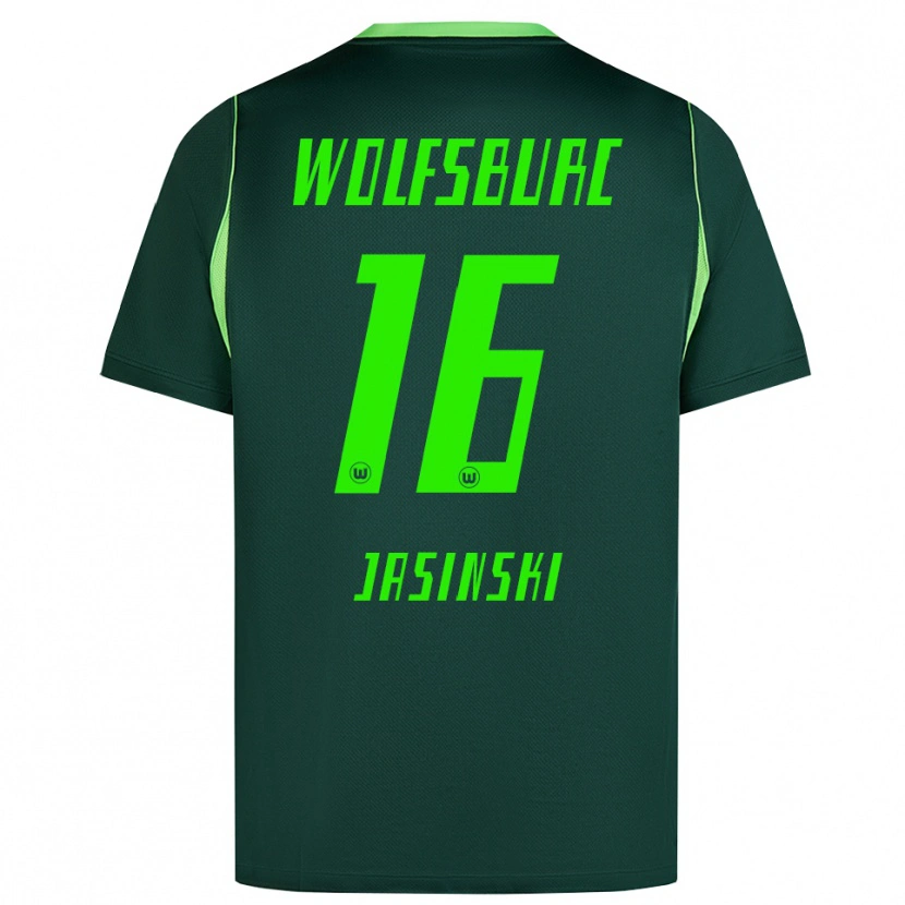 Danxen Mujer Camiseta Mateusz Jasinski #16 Verde Oscuro Blanco 1ª Equipación 2026/27 La Camisa México