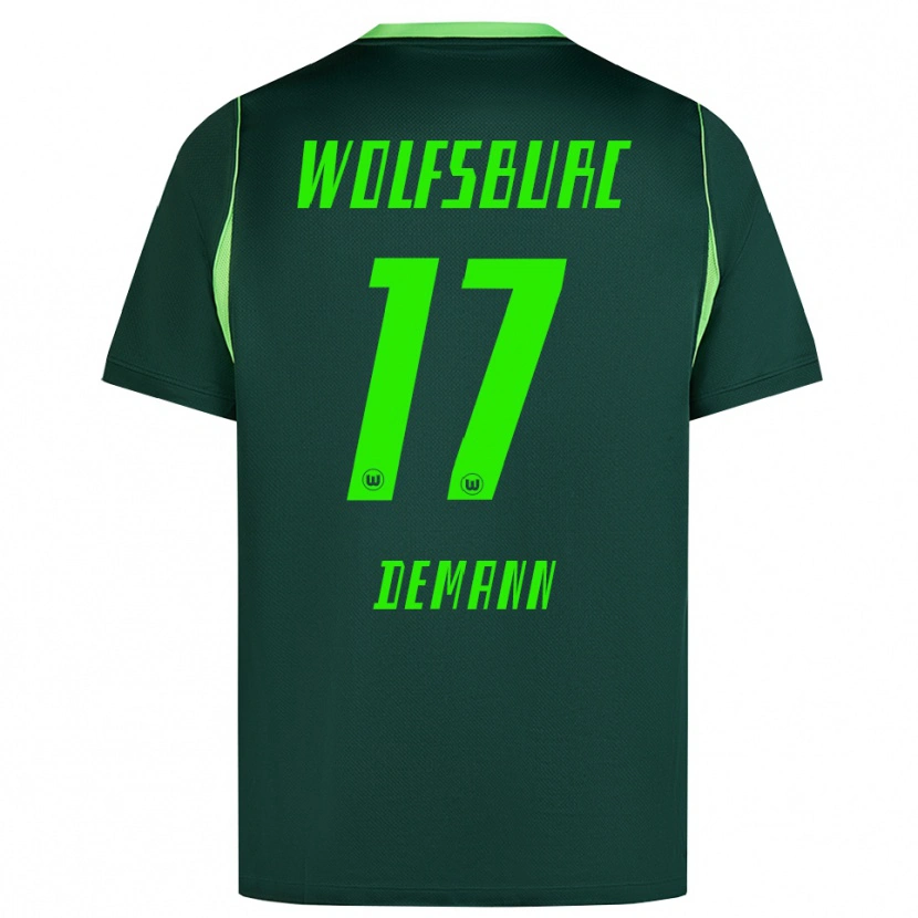 Danxen Mujer Camiseta Kristin Demann #17 Verde Oscuro Blanco 1ª Equipación 2026/27 La Camisa México