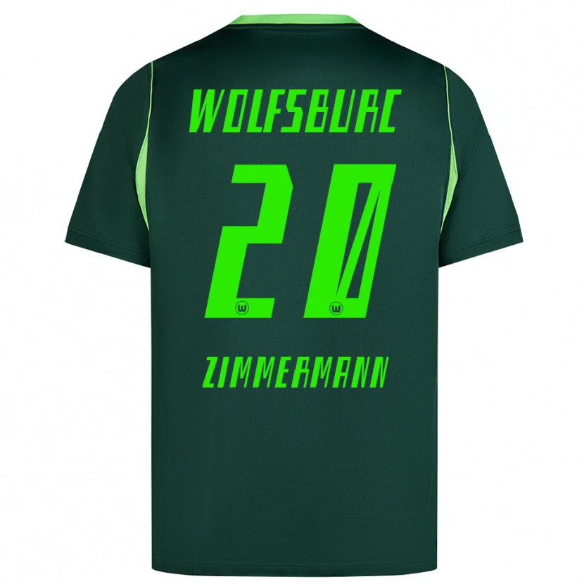 Danxen Mujer Camiseta Elia Zimmermann #20 Verde Oscuro Blanco 1ª Equipación 2026/27 La Camisa México