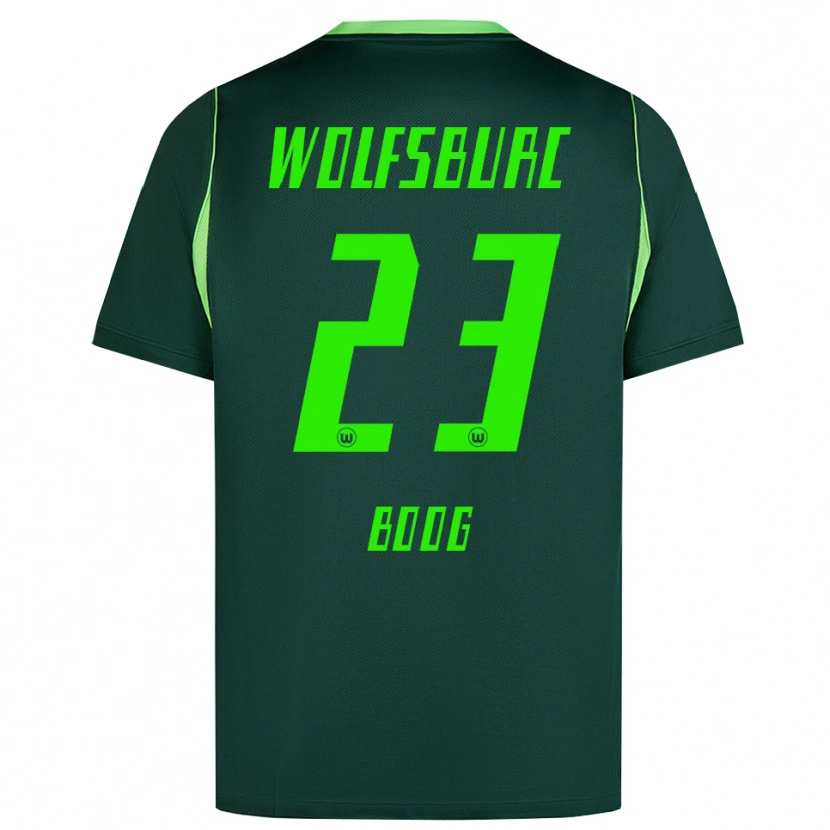 Danxen Mujer Camiseta Miguel Boog #23 Verde Oscuro Blanco 1ª Equipación 2026/27 La Camisa México