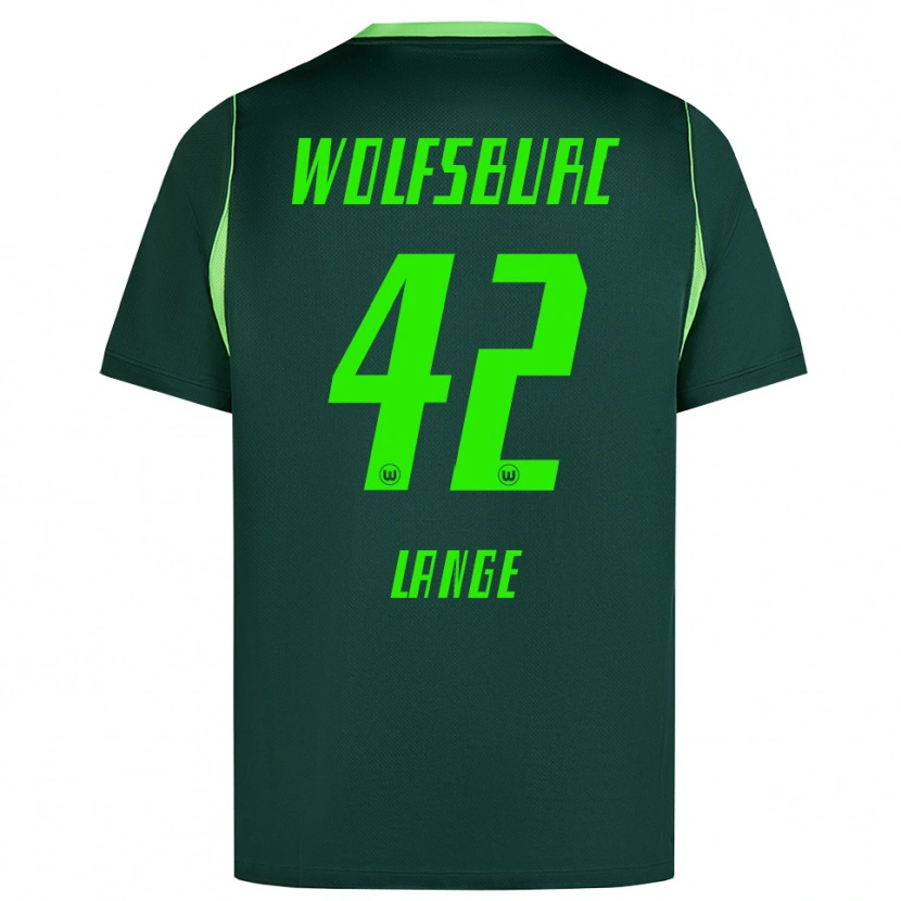 Danxen Mujer Camiseta Felix Lange #42 Verde Oscuro Blanco 1ª Equipación 2026/27 La Camisa México