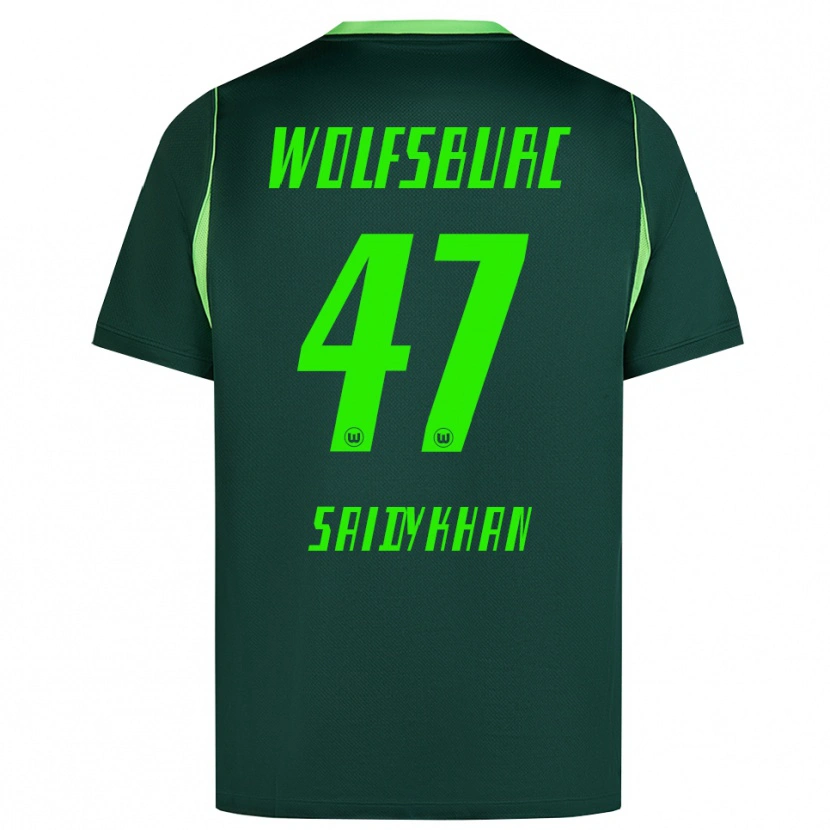 Danxen Mujer Camiseta Ibrahim Saidykhan #47 Verde Oscuro Blanco 1ª Equipación 2026/27 La Camisa México