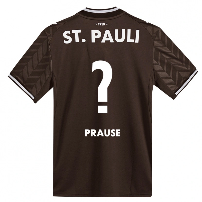 Danxen Mujer Camiseta Sebastian Prause #0 Café Blanco 1ª Equipación 2026/27 La Camisa México