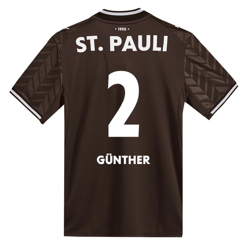 Danxen Mujer Camiseta Luca Günther #2 Café Blanco 1ª Equipación 2026/27 La Camisa México