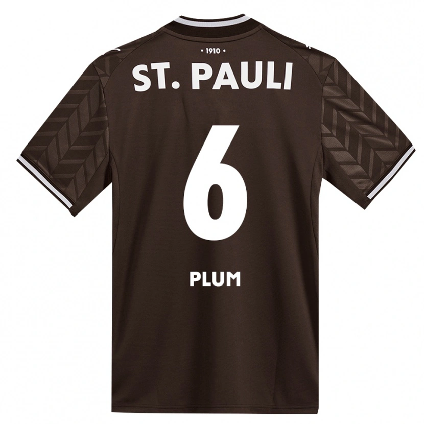 Danxen Mujer Camiseta Sebastian Plum #6 Café Blanco 1ª Equipación 2026/27 La Camisa México