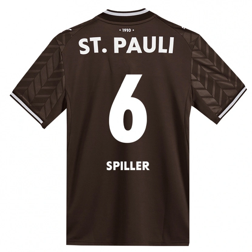 Danxen Mujer Camiseta Nele Spiller #6 Café Blanco 1ª Equipación 2026/27 La Camisa México