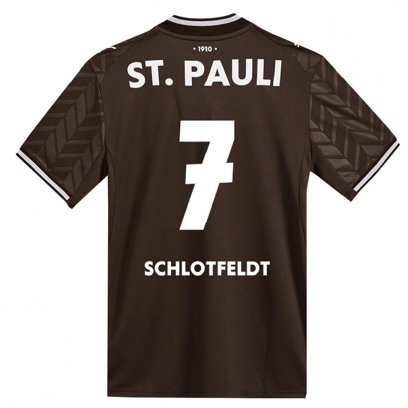 Danxen Mujer Camiseta Tim Schlotfeldt #7 Café Blanco 1ª Equipación 2026/27 La Camisa México