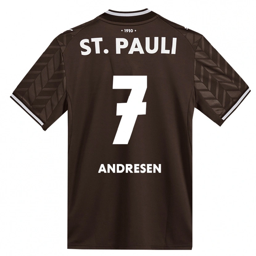 Danxen Mujer Camiseta Jan Andresen #7 Café Blanco 1ª Equipación 2026/27 La Camisa México