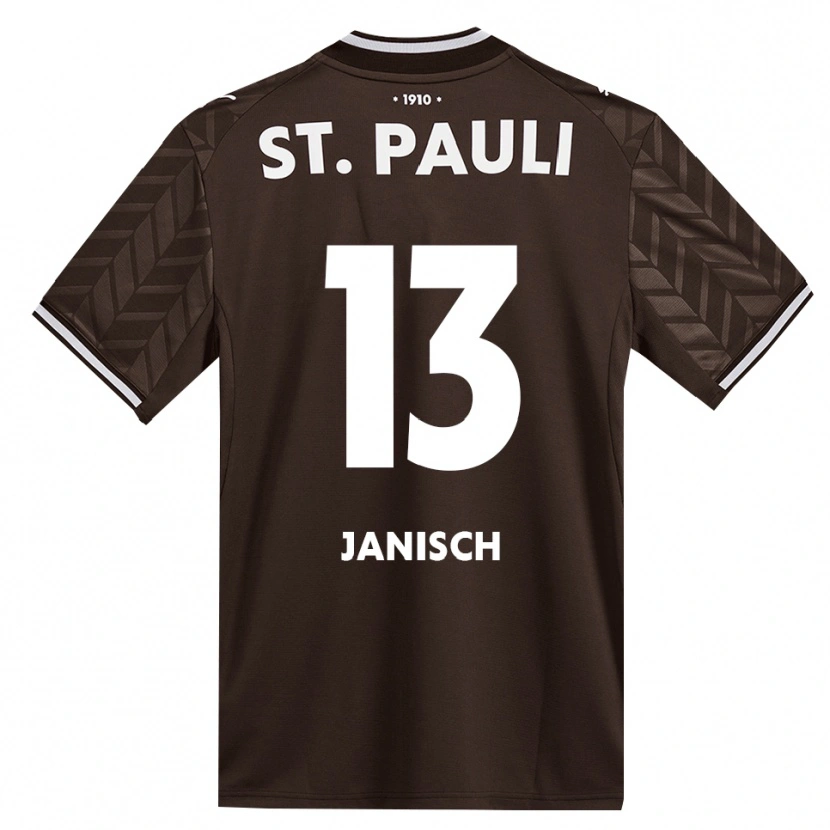 Danxen Mujer Camiseta August Janisch #13 Café Blanco 1ª Equipación 2026/27 La Camisa México