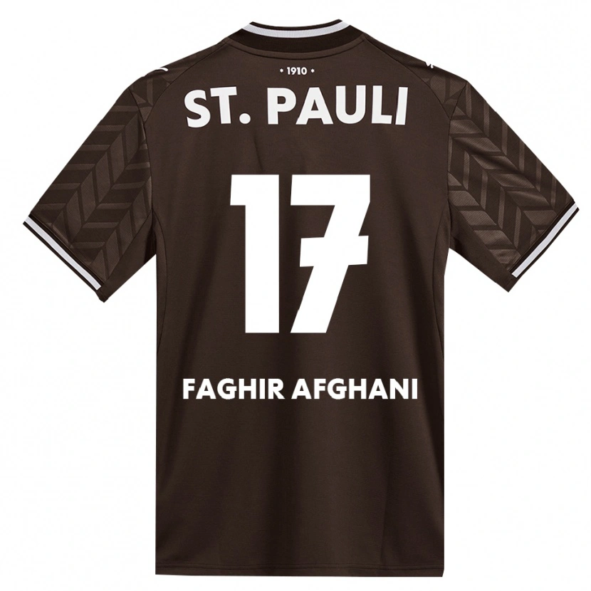 Danxen Mujer Camiseta Younan Faghir Afghani #17 Café Blanco 1ª Equipación 2026/27 La Camisa México