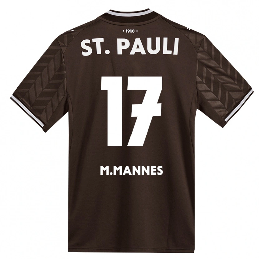 Danxen Mujer Camiseta Verena Maria Mannes #17 Café Blanco 1ª Equipación 2026/27 La Camisa México