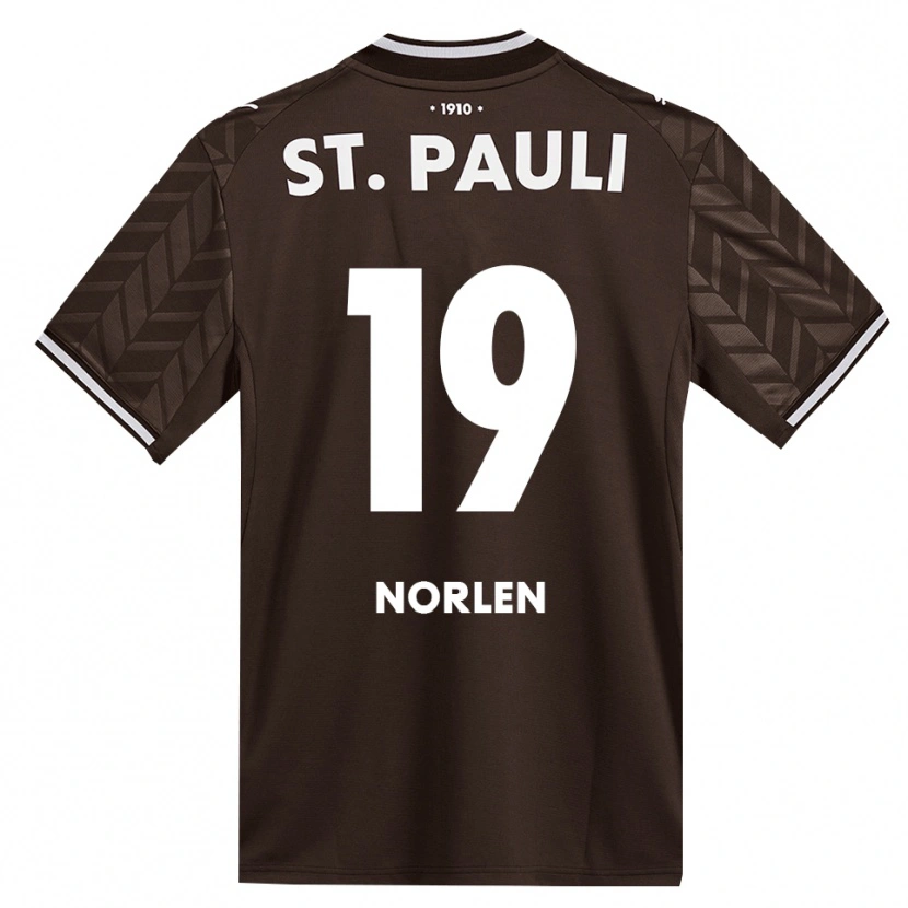 Danxen Mujer Camiseta Alwin Norlen #19 Café Blanco 1ª Equipación 2026/27 La Camisa México