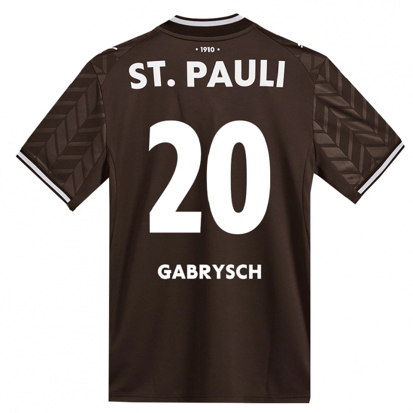 Danxen Mujer Camiseta David Gabrysch #20 Café Blanco 1ª Equipación 2026/27 La Camisa México