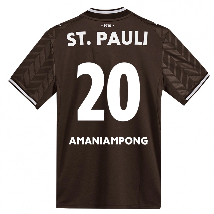 Danxen Mujer Camiseta Marces Amaniampong #20 Café Blanco 1ª Equipación 2026/27 La Camisa México