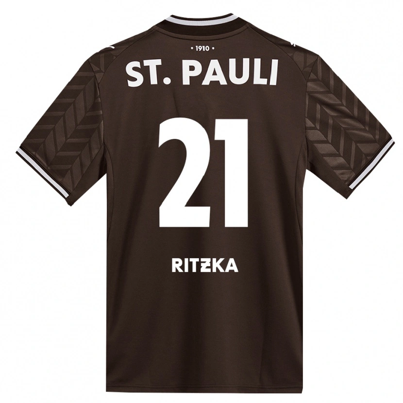 Danxen Mujer Camiseta Lars Ritzka #21 Café Blanco 1ª Equipación 2026/27 La Camisa México