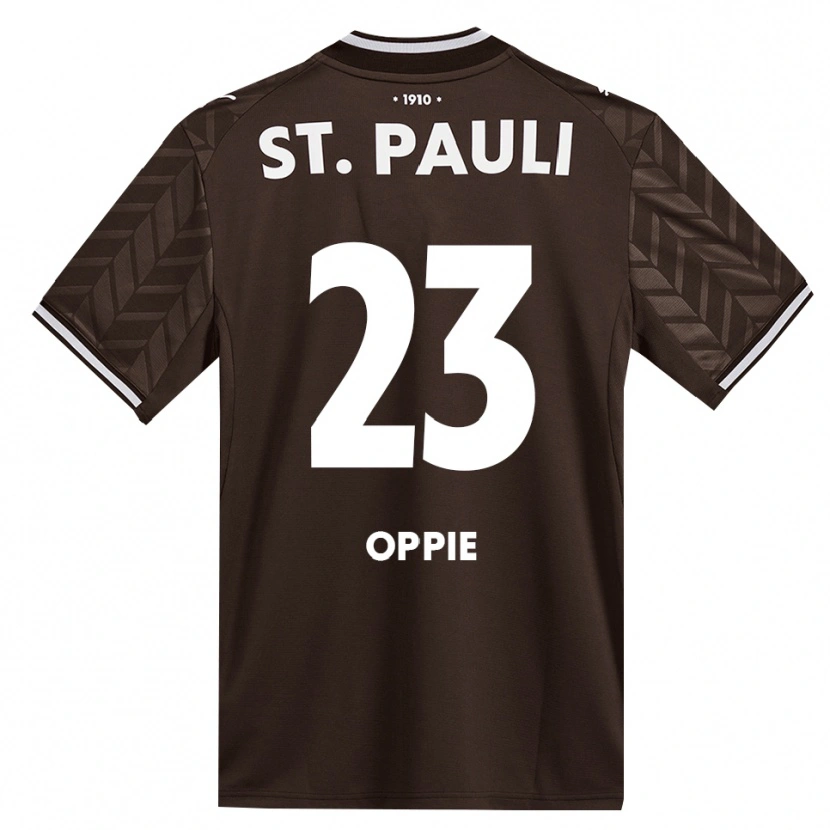 Danxen Mujer Camiseta Louis Oppie #23 Café Blanco 1ª Equipación 2026/27 La Camisa México
