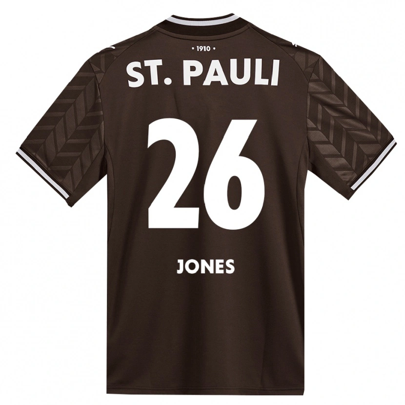 Danxen Mujer Camiseta Ricky-Jade Jones #26 Café Blanco 1ª Equipación 2026/27 La Camisa México