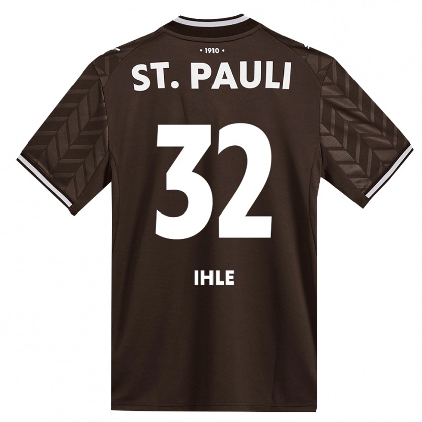 Danxen Mujer Camiseta Friederike Ihle #32 Café Blanco 1ª Equipación 2026/27 La Camisa México