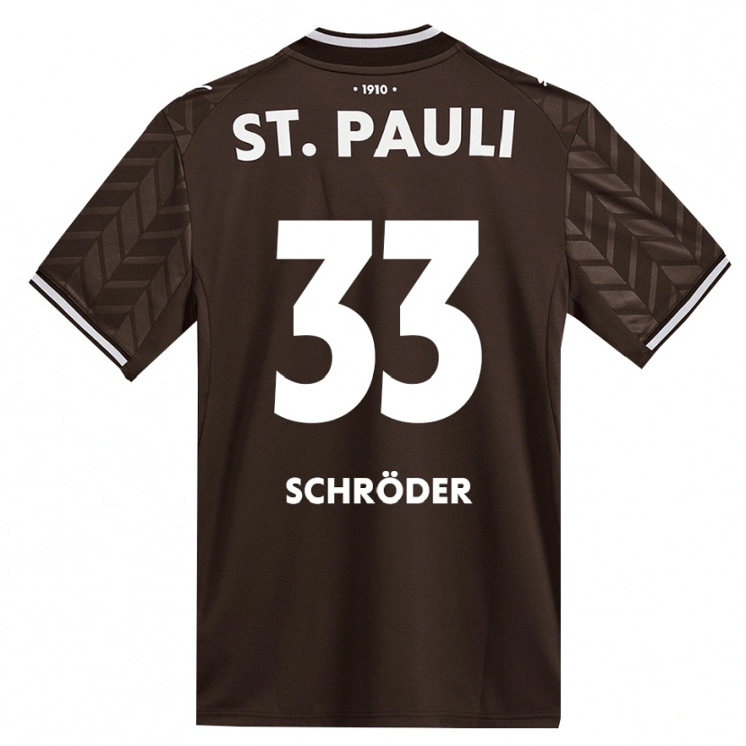 Danxen Mujer Camiseta Lennard Schröder #33 Café Blanco 1ª Equipación 2026/27 La Camisa México