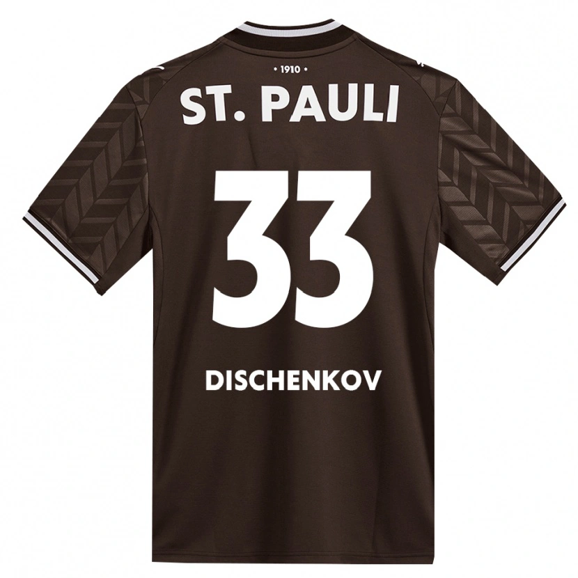 Danxen Mujer Camiseta Dimitri Dischenkov #33 Café Blanco 1ª Equipación 2026/27 La Camisa México