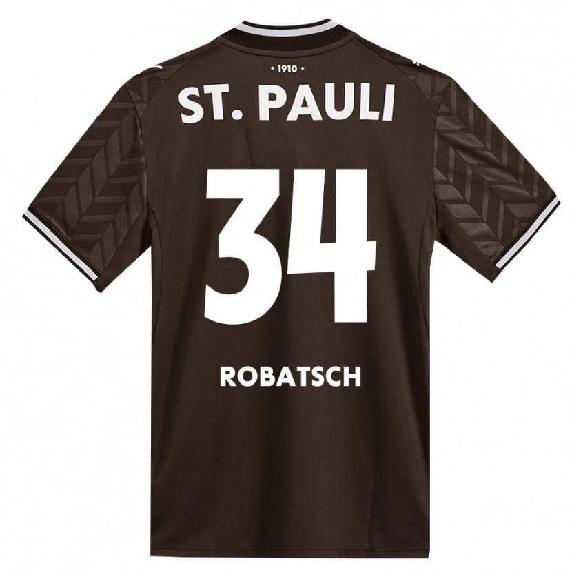 Danxen Mujer Camiseta Jannik Robatsch #34 Café Blanco 1ª Equipación 2026/27 La Camisa México