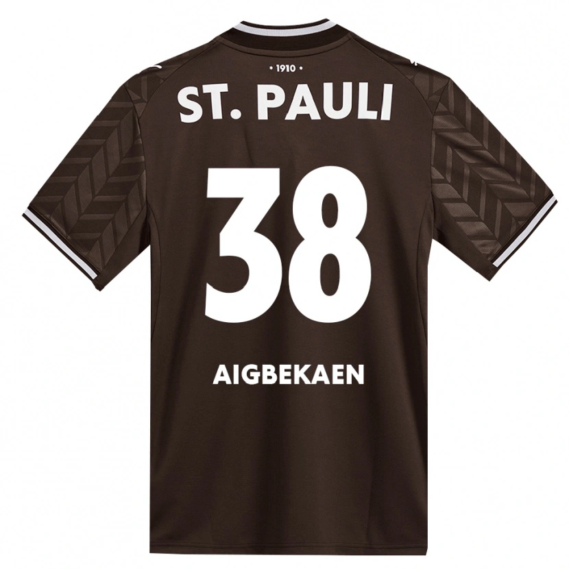 Danxen Mujer Camiseta Romeo Aigbekaen #38 Café Blanco 1ª Equipación 2026/27 La Camisa México