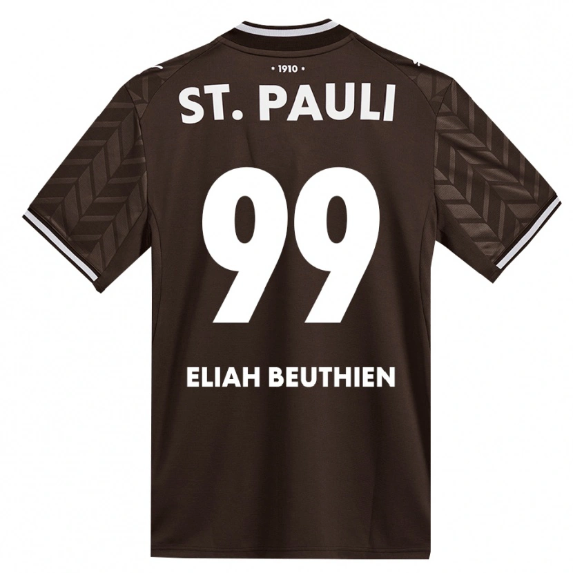 Danxen Mujer Camiseta Jaron Eliah Beuthien #99 Café Blanco 1ª Equipación 2026/27 La Camisa México