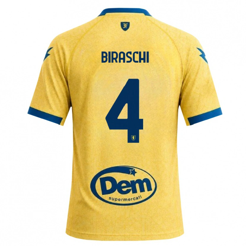 Danxen Mujer Camiseta Davide Biraschi #4 Caqui Negro Azul 1ª Equipación 2026/27 La Camisa México