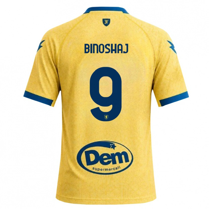 Danxen Mujer Camiseta Samuele Binoshaj #9 Caqui Negro Azul 1ª Equipación 2026/27 La Camisa México
