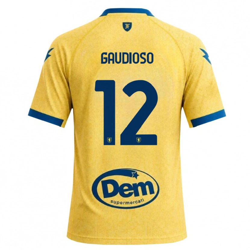 Danxen Mujer Camiseta Gianmaria Gaudioso #12 Caqui Negro Azul 1ª Equipación 2026/27 La Camisa México