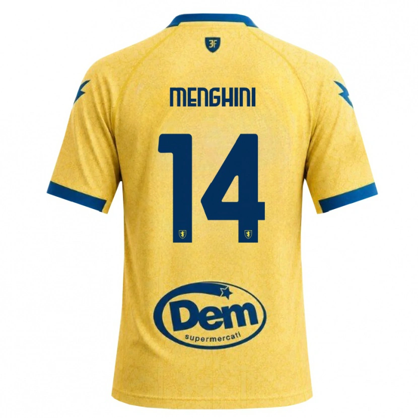 Danxen Mujer Camiseta Lorenzo Menghini #14 Caqui Negro Azul 1ª Equipación 2026/27 La Camisa México